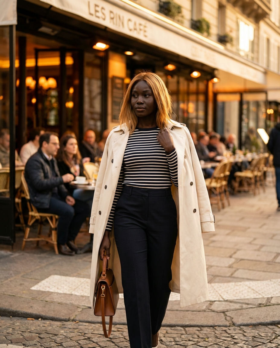 Edgy Leather Jacket & Skirt
