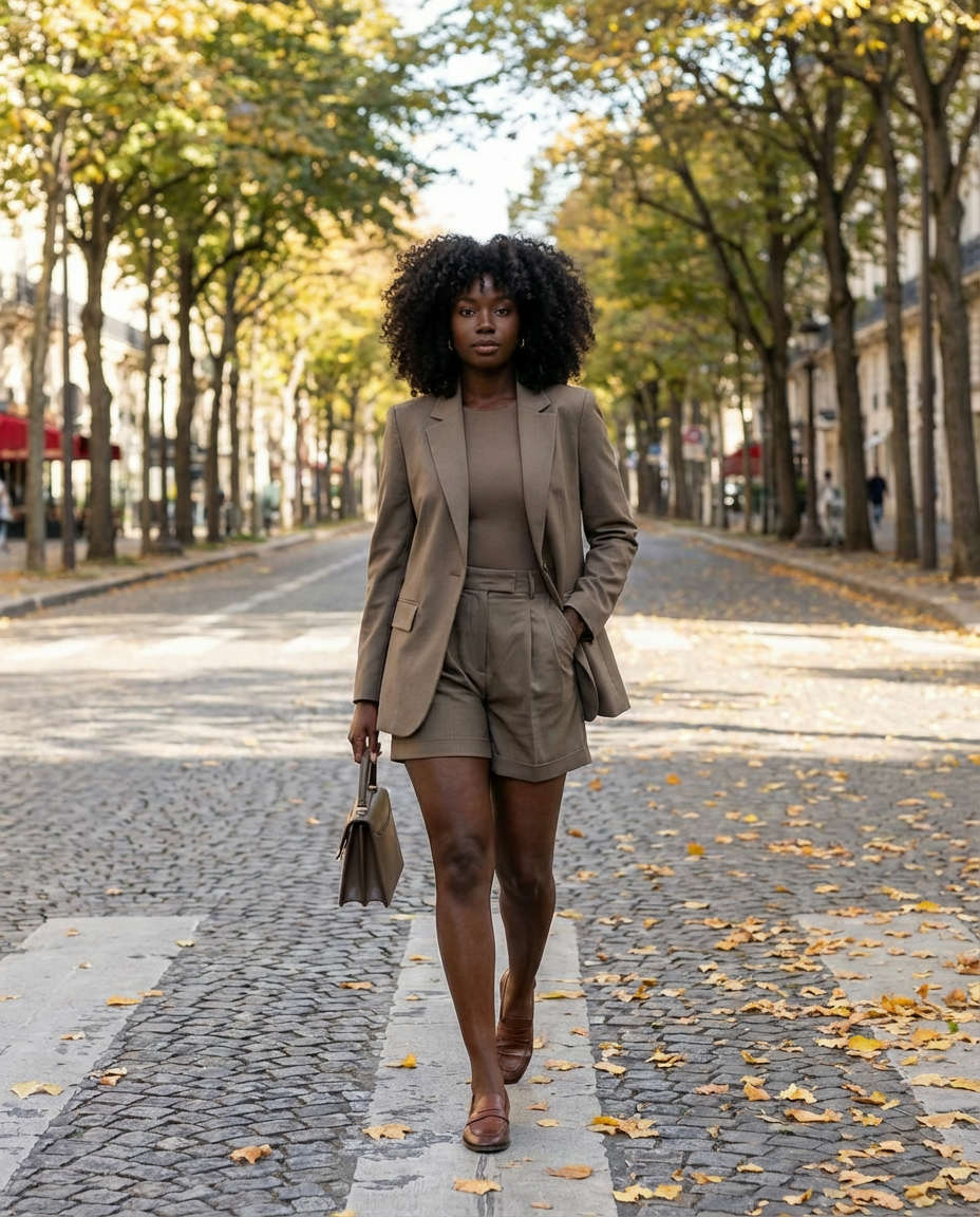 Chic Wide-Leg Trousers and Crop Tops