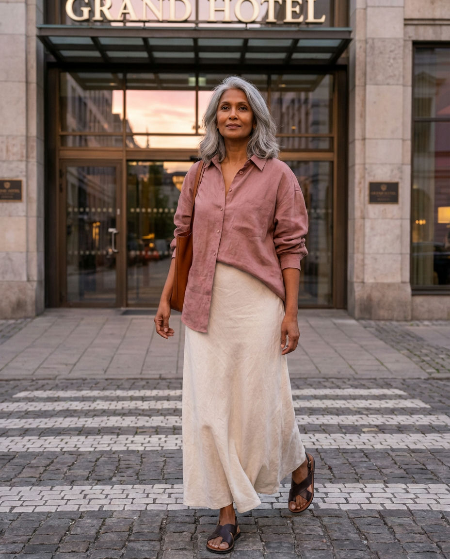 Bohemian Embroidered Long Skirt