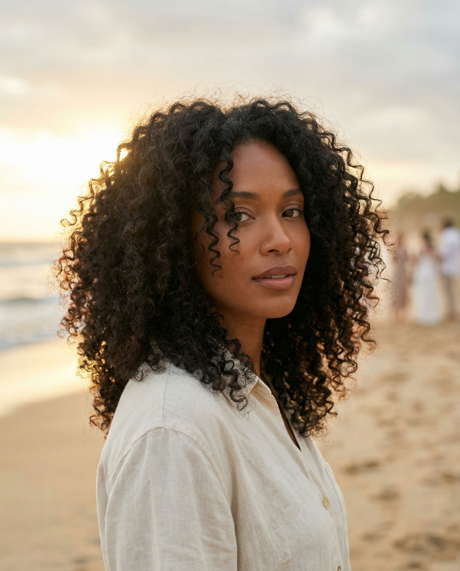 Effortless Wavy Bob with Fringe