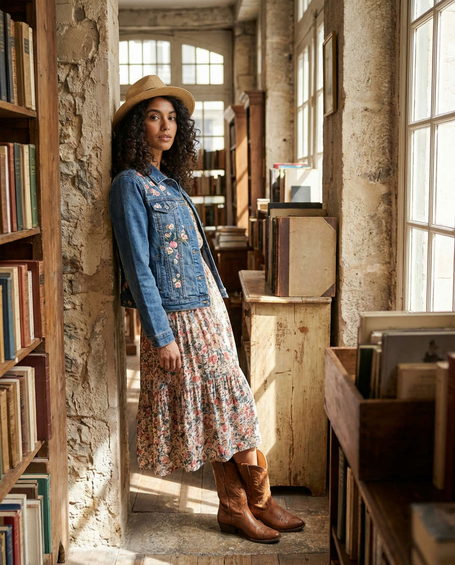 Winter Western Skirt