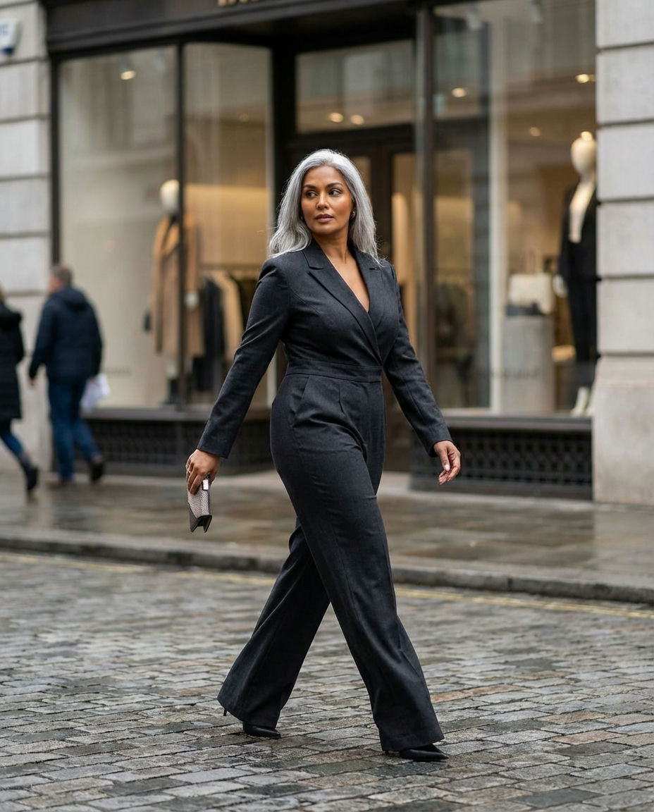Power Suiting Inspired Formal Jumpsuits Contemporary