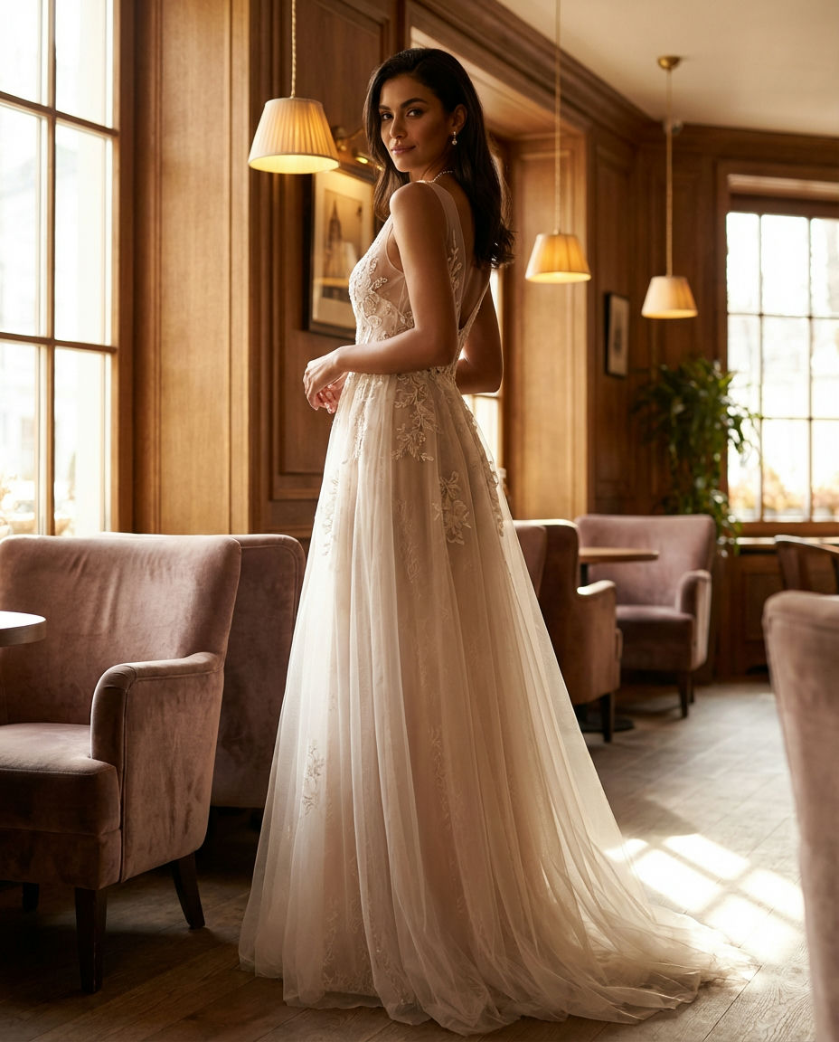 Sheer Overlay Formal Gowns Ethereal Beauty