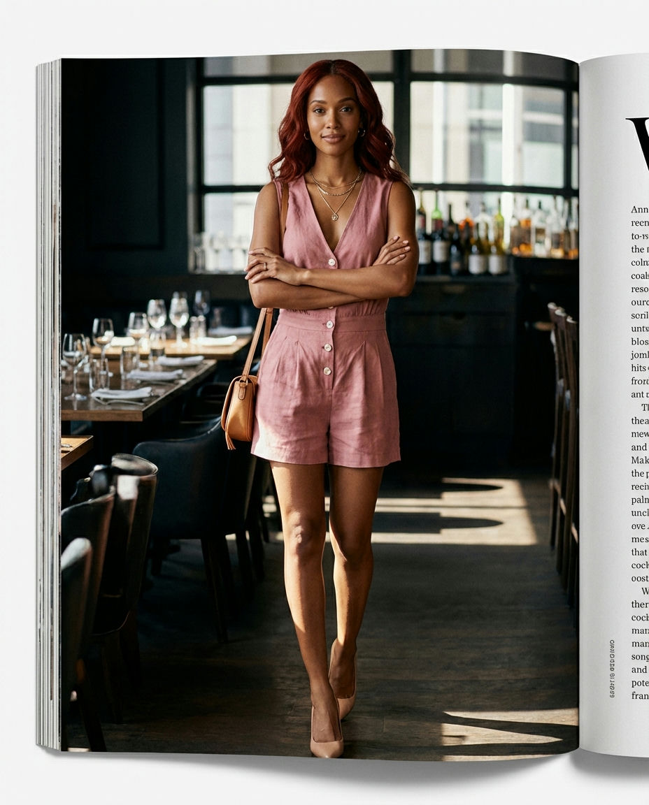 Resort Stripe Shirt & Linen Shorts