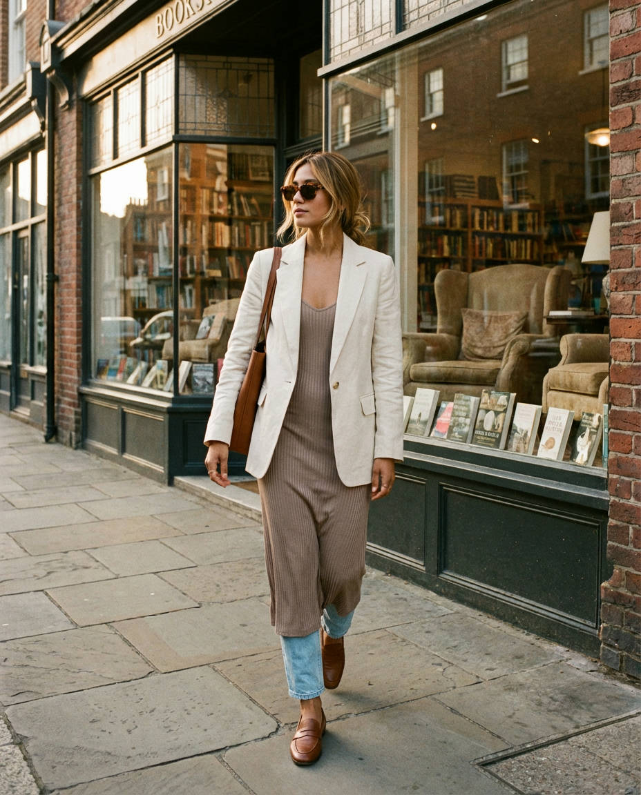 Classic White Shirt & Chinos (Men)