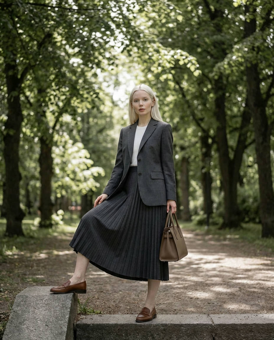 Utility Blazer with Cargo Pants