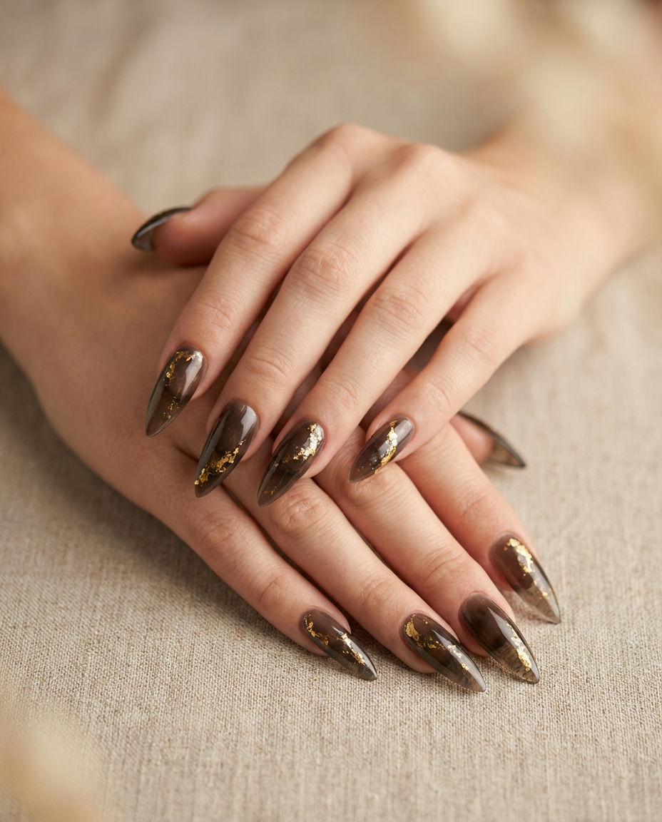 Encapsulated Floral Stiletto