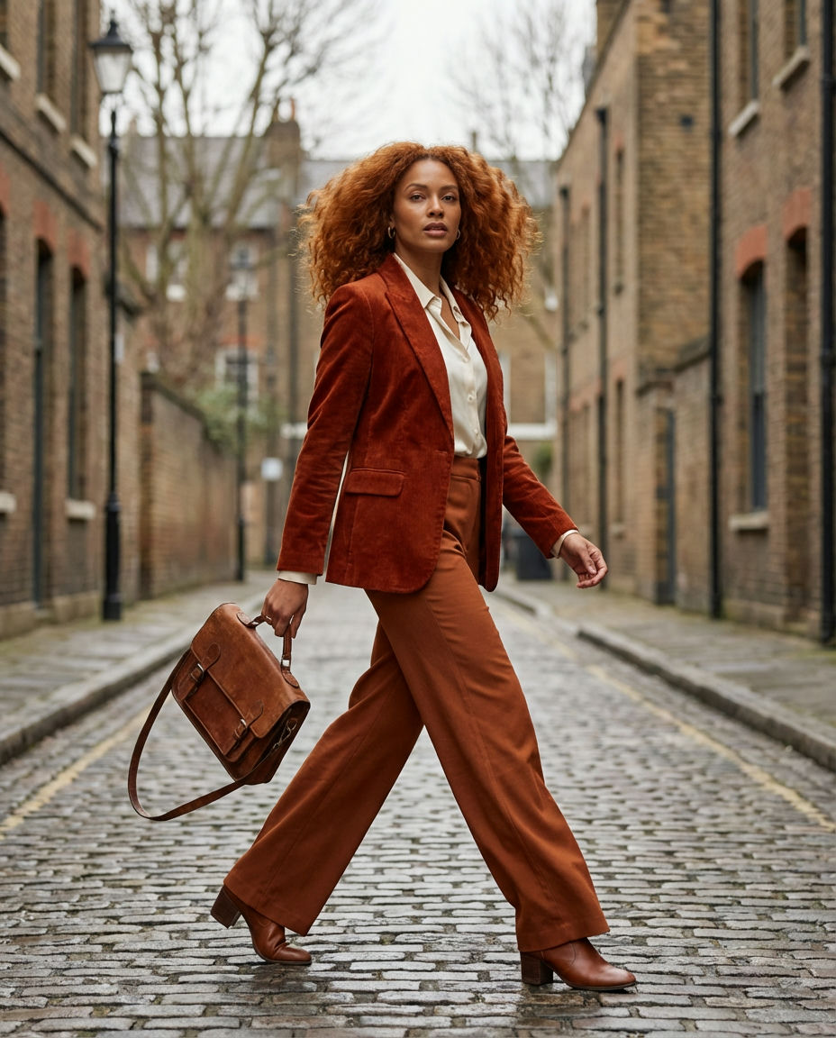 Longline Blazer with a Slip Dress