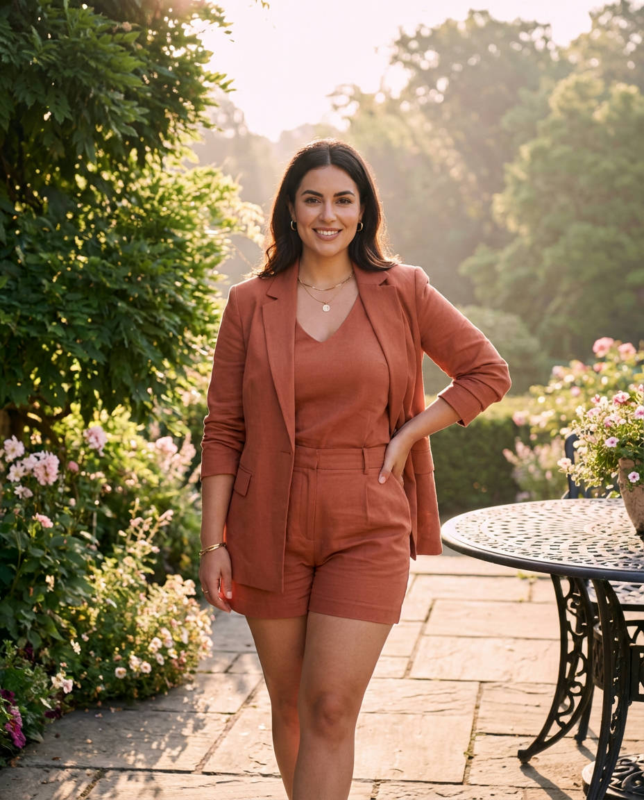 The Fashion Editor Shorts & Blouse