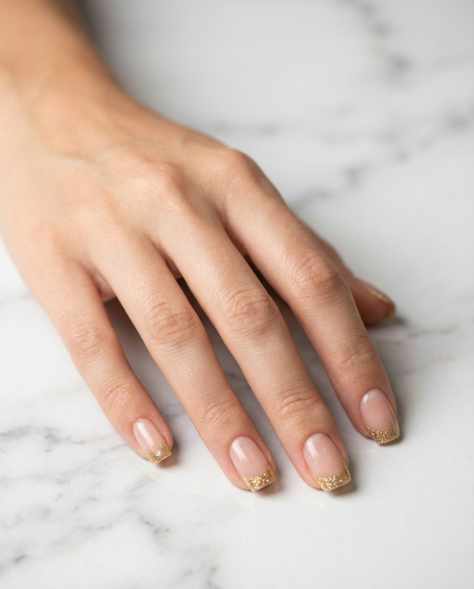 Ombre French Fade Acrylic Stiletto Gradience