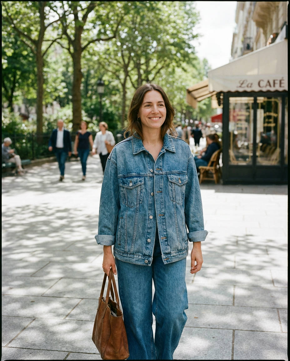 Patchwork Fun Denim Jacket