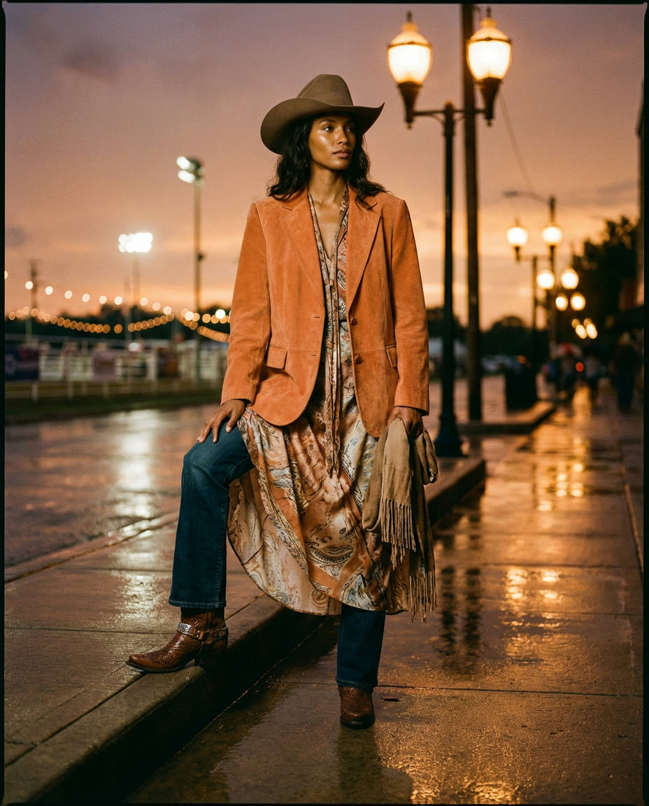 The Rhinestone Fringe Jacket